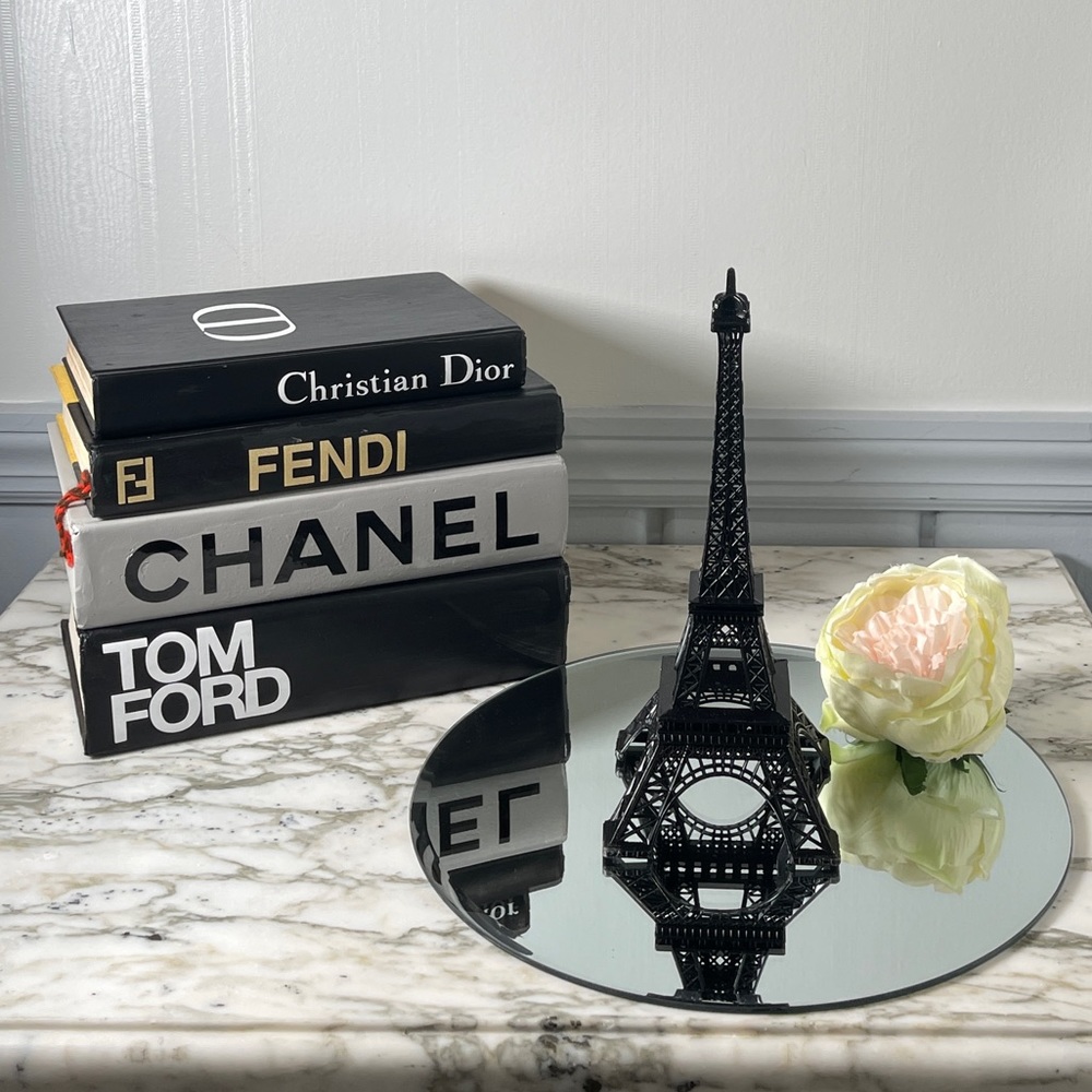 * NWT Eiffel Tower Black Metal Statue Decorative 10”